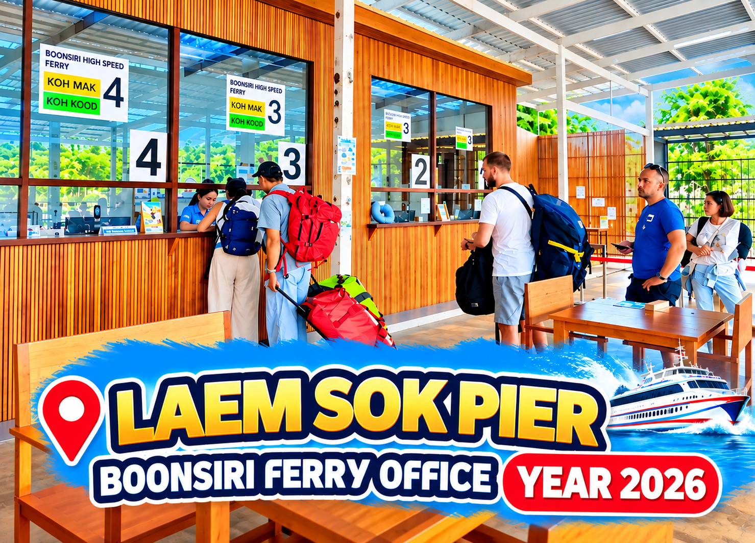 Boonsiri Laem Sok Pier 2026 – Koh Kood Ferry Schedule