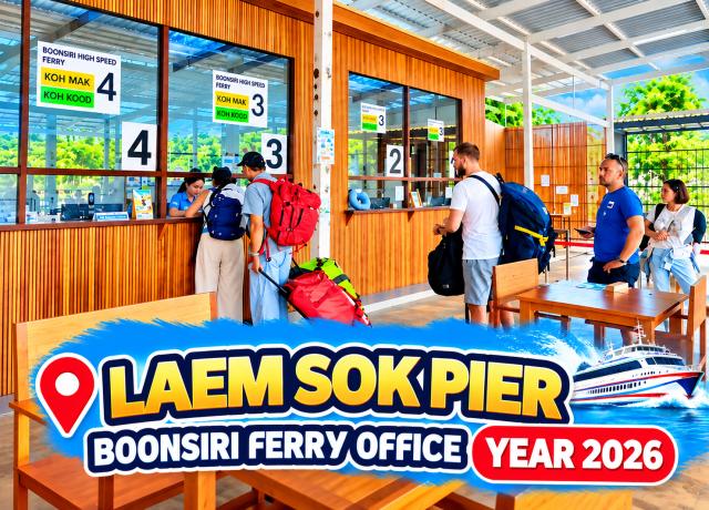 Boonsiri Laem Sok Pier 2026 – Koh Kood Ferry Schedule